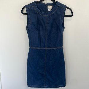 French Connection | Dresses | French Connection Azra Contrast Trim Mini  Dress Womens 2 Black Cream Sweetheart | Poshmark